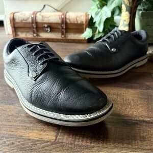 G/FORE Gallivanter Spikeless Leather Golf Shoes – Onyx Black – Men’s 9.5